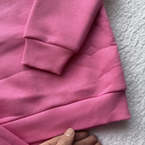 Утеплений дитячий костюм рожевого кольору 110 розмір