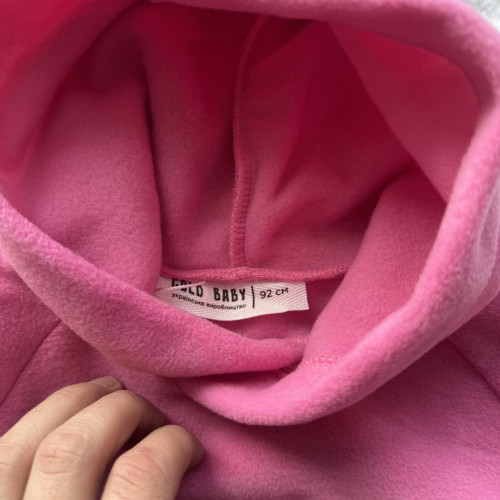 Утеплений дитячий костюм на флісі сірого кольору 92 розмір