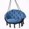Гойдалка «Кокон», мікровелюр синій